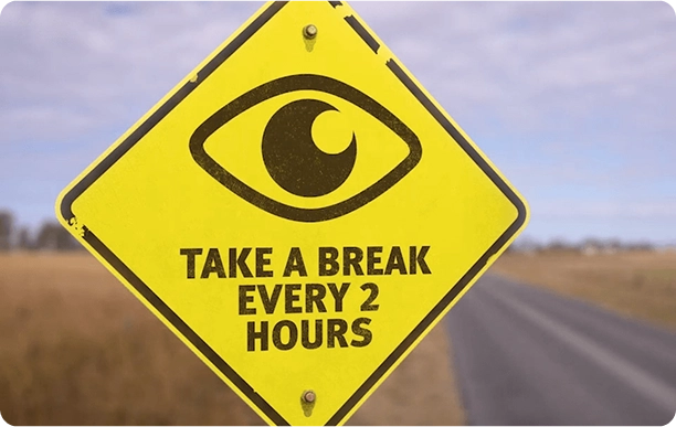 7. Take a break every 2 hours or 200 Km